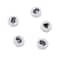 White &#x26; Black Number Acrylic Circle Craft Beads, 7mm by Bead Landing&#x2122;